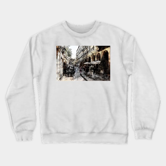 Bistro Crewneck Sweatshirt by johnwebbstock